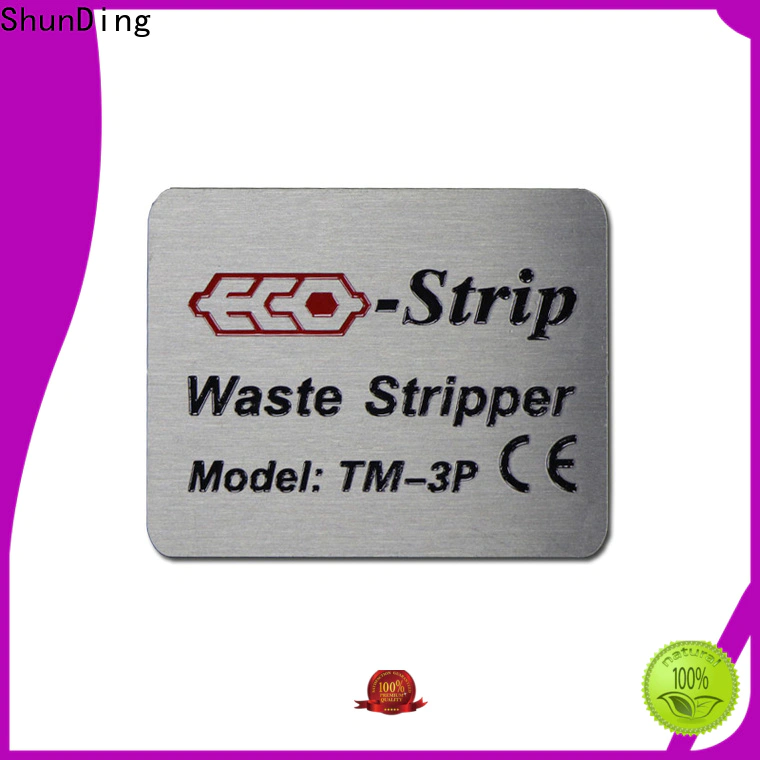 ShunDing fine- quality blank metal name plates factory price for company