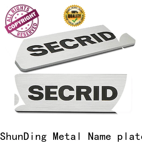 ShunDing quality door name plates vendor for auction