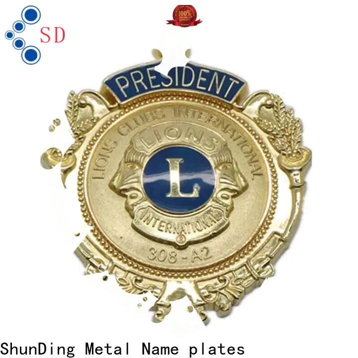 ShunDing stunning custom metal badges cost for commendation