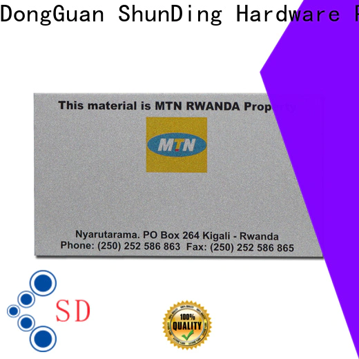 ShunDing metal engraved name plates manufacturer for souvenir