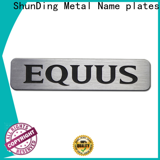 ShunDing advanced door name plates manufacturer for activist