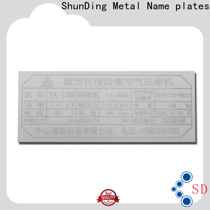 ShunDing epoxy desk name plaques by Chinese manufaturer for meeting