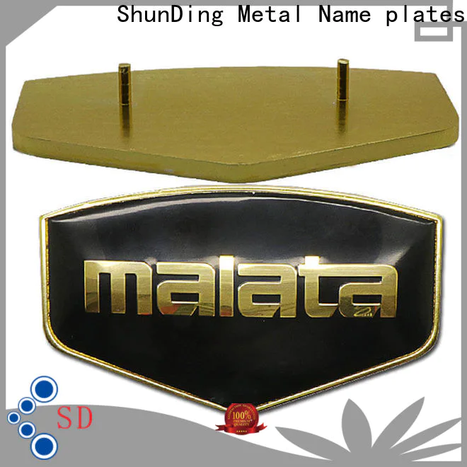ShunDing aluminum nameplate producer for company