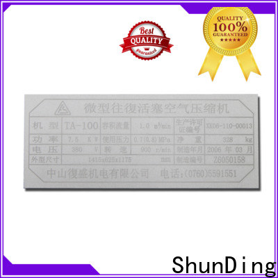 ShunDing 3d office door name plates from China for commendation