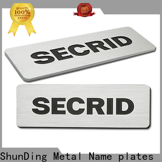 first-rate stainless steel name plates supply for company