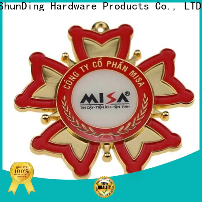 ShunDing plate custom metal logo badges experts for identification