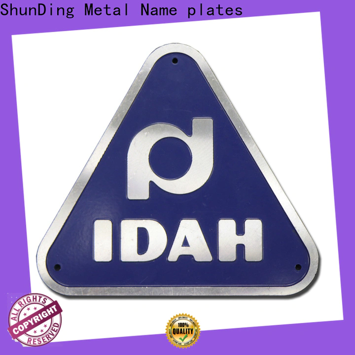 ShunDing nameplate supply for auction