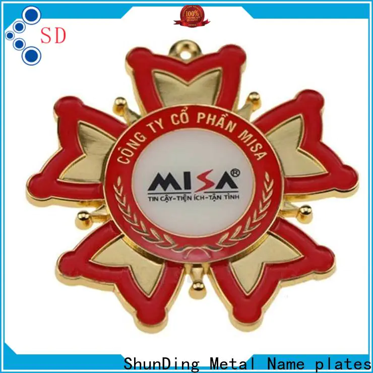 ShunDing logo badge metal for souvenir