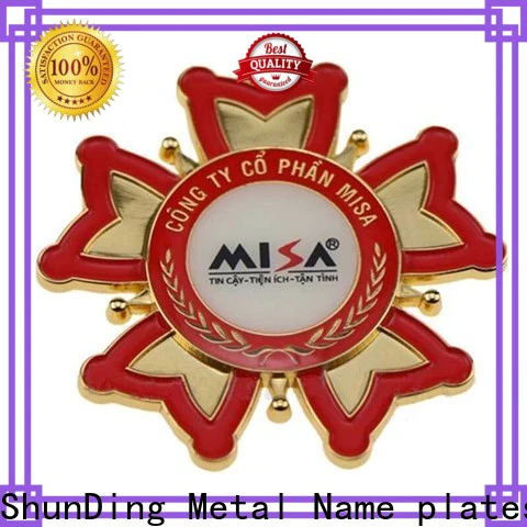 ShunDing domed stainless steel sticker with good price for meeting
