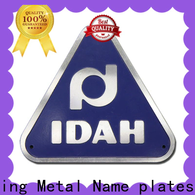 effective custom metal nameplates producer for identification