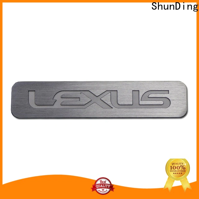 ShunDing popular stainless steel name plates certifications for souvenir