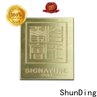 ShunDing small engraved plaques directly sale for souvenir