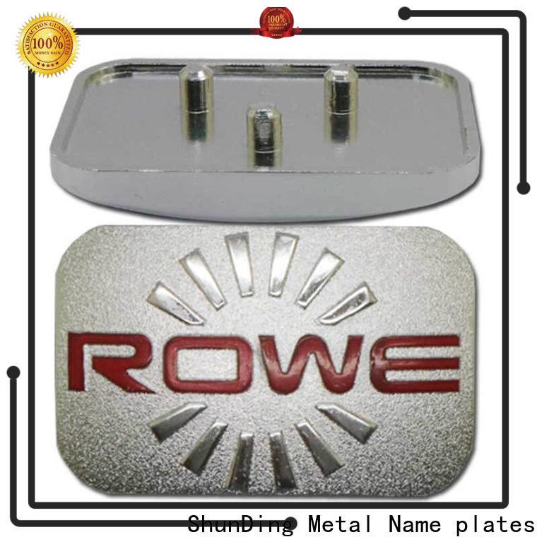quality custom metal nameplates certifications for company