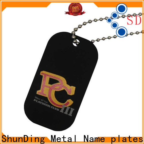ShunDing garment tag metals for-sale for meeting