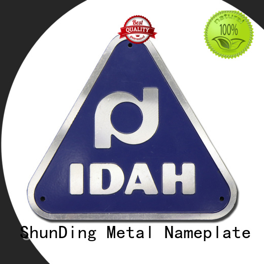 ShunDing diamondcutting personalized name plates with cheap price for meeting