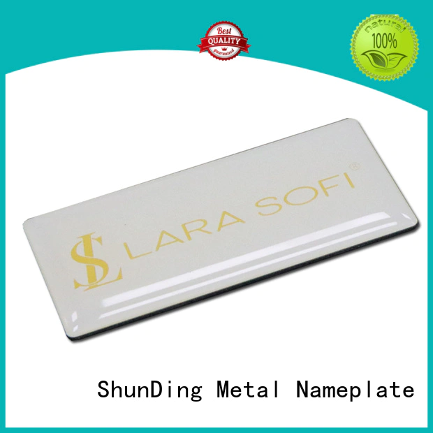 ShunDing inexpensive aluminum sticker by Chinese manufaturer for identification