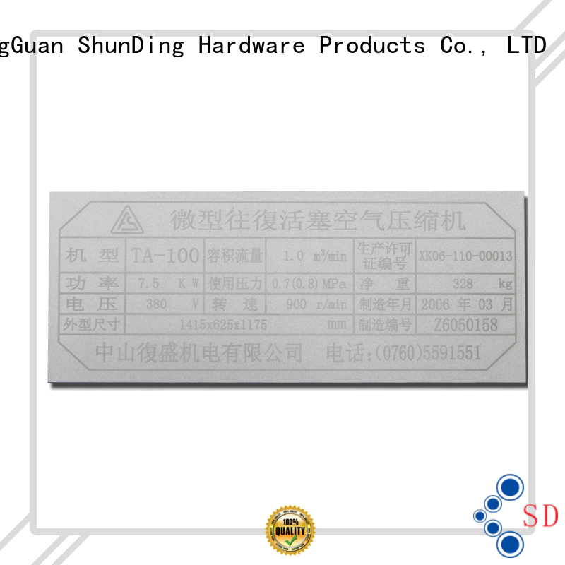 ShunDing fine- quality custom name tags with good price for activist