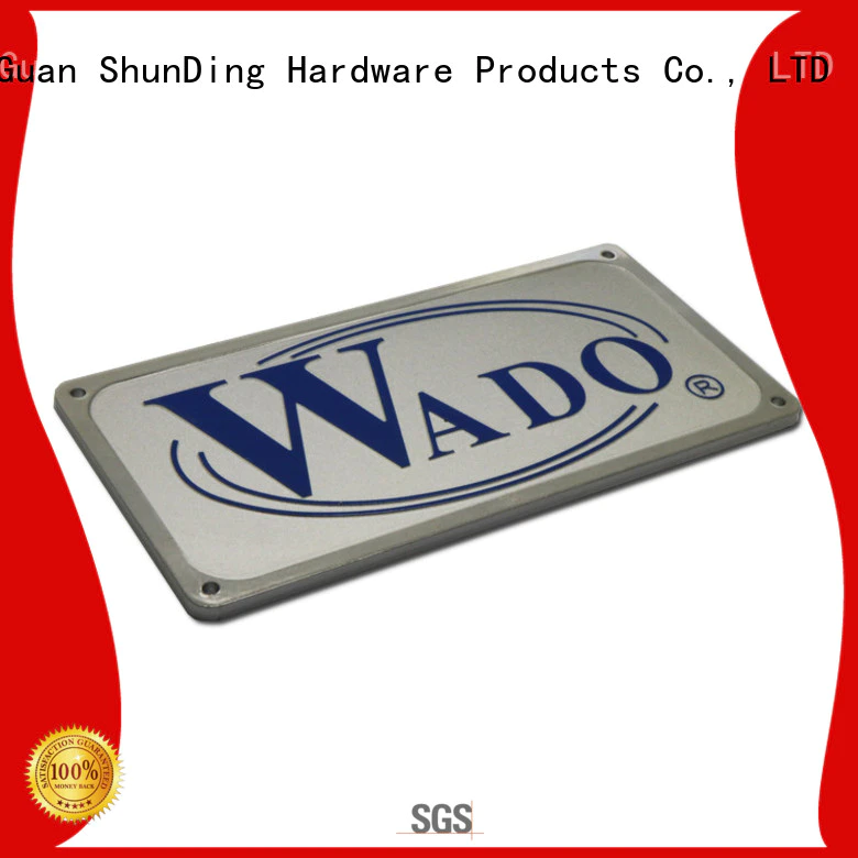 ShunDing fine- quality metal nameplate with good price for commendation