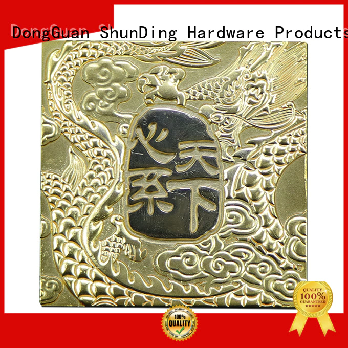 ShunDing fine- quality custom name plates from China for souvenir